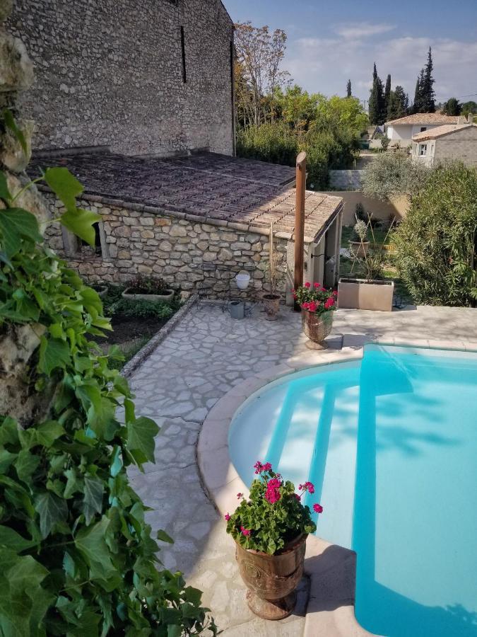 La Dolce Vita - Studio Dans Propriete Avec Piscine Montpeyroux  Exterior foto