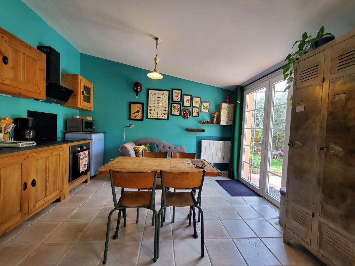 La Dolce Vita - Studio Dans Propriete Avec Piscine Montpeyroux  Exterior foto